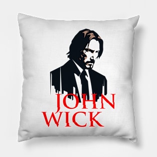 John Wick Retro Face Pillow