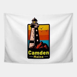 Camden Maine Lighthouse Tapestry