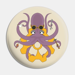 Machi the Octopus Pin