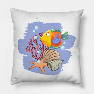 Sea Creatures Pillow