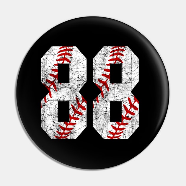 Vintage #88 Baseball Laces Baseball Mom Jersey Love Baseball Pin by TeeCreations