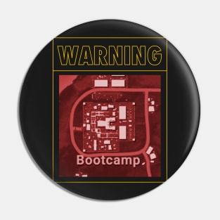 Warning Bootcamp Pin