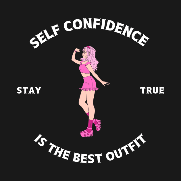 Self confidence is the best outfit lilac by disturbingwonderland