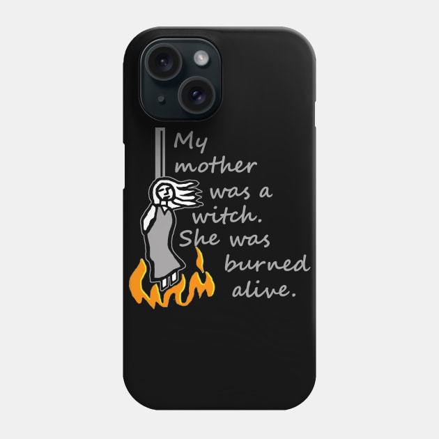 Heavy Metal Lyrics - Am I Evil Phone Case by Hallowed Be They Merch