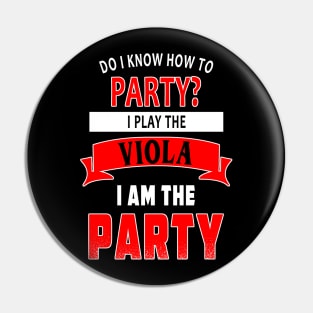 Viola Party Pin