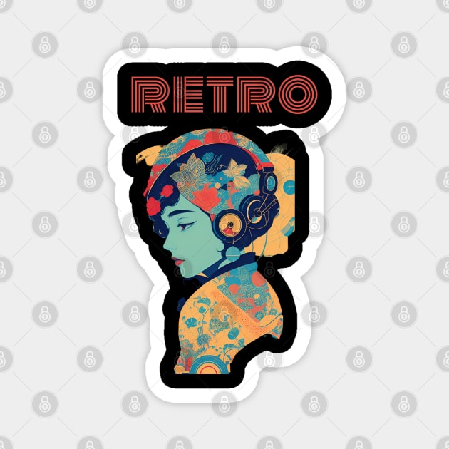 I Love Retro Music Nights Magnet by Dippity Dow Five