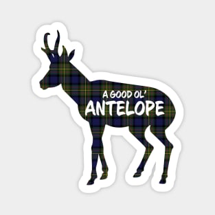 Antelope Critter - MacLaren Plaid Magnet