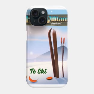 Fort William Scotland To Ski Phone Case