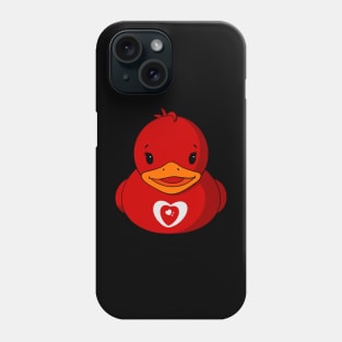 Valentine Rubber Duck Phone Case