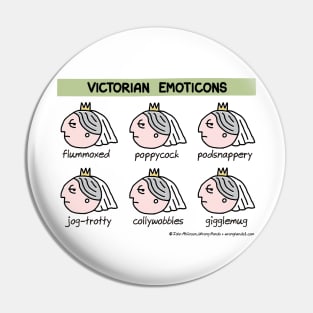 Victorian emoticons Pin