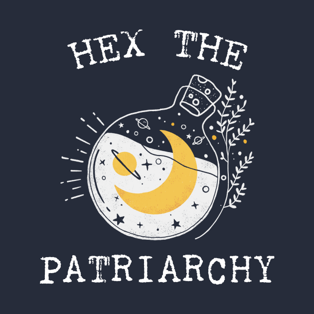 Hex The Patriarchy Femіnist Witch Funny Magical Mystical Magic moon by Meteor77