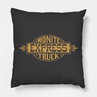 Midnight Express Badge Pillow