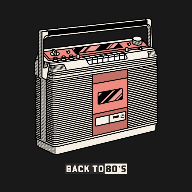 Back to the 80's - Radio Retro and Nostalgic by LetShirtSay