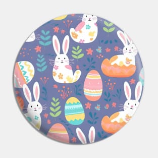 Colorful easter egg hunt pattern Pin