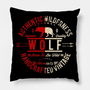 Authentic Wilderness Wolf Pillow