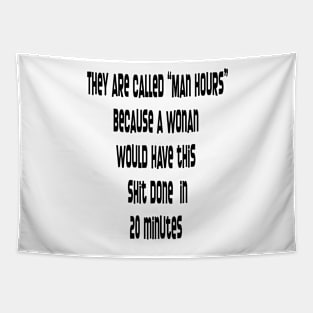 Man Hours Tapestry