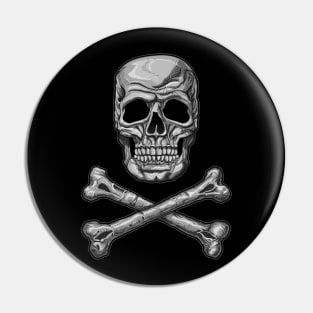 Skull and Crossbones Pin