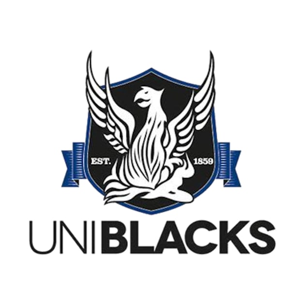 melbourne university football club uniblacks design logo by euror-design