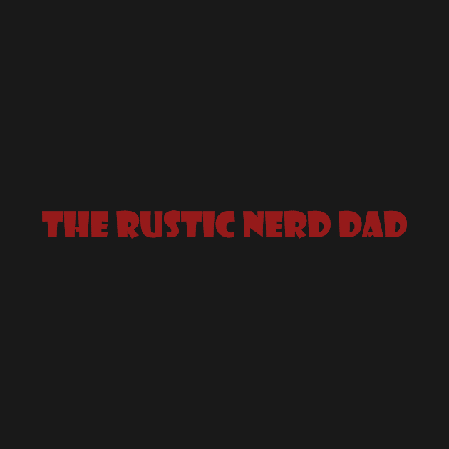 The RND Cartoon Lettering - Red by The Rustic Nerd Dad