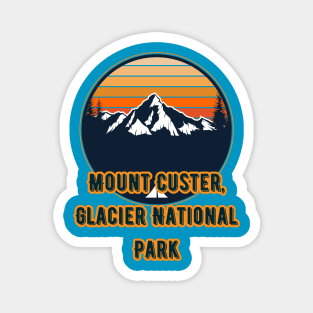 Mount Custer, Glacier National Park Magnet