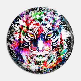 Colorful Tiger - Siberian Tiger Pin