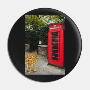 Telephone box, London England, UK Pin