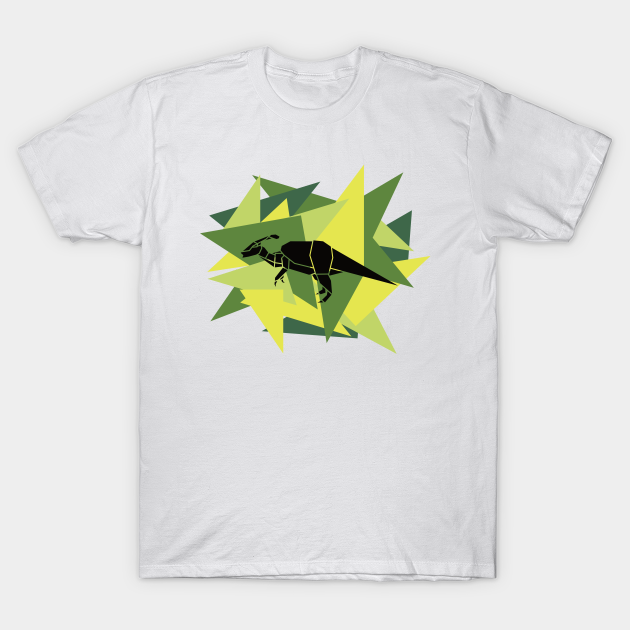 Discover Paper Shards Origami Parasaurolophus - Parasaurolophus - T-Shirt