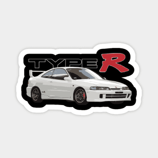 Integra Type R Championship White DC2 honda mugen Magnet