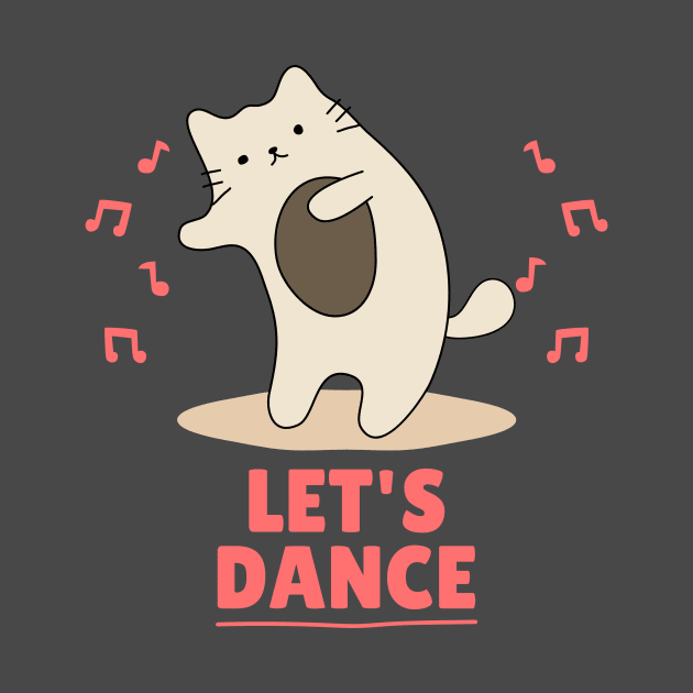 Let's Dance Cat by Tip Top Tee's