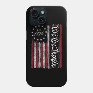 We the people - 4th Of July - Independence Day - Vintage USA Flag 1776 Phone Case
