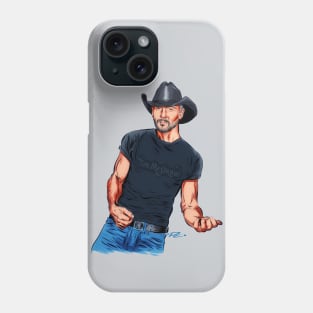 Tim McGraw - An illustration by Paul Cemmick Phone Case