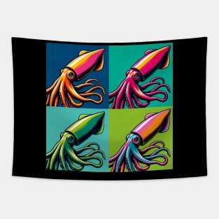 Pop Squids Sponge Art - Cool Underwater Tapestry