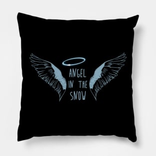 Angel in the snow ❄️ Pillow