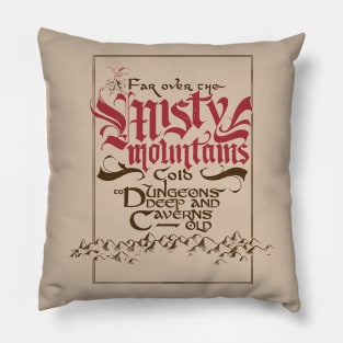 Misty Mountains Pillow