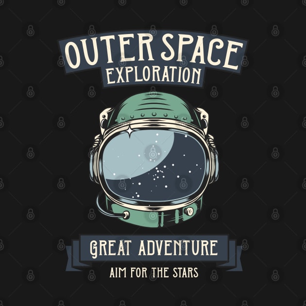 Astronaut Outer Space Adventure by ShirtyLife