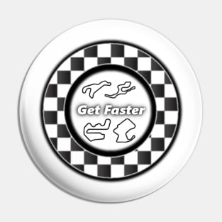 Get Faster Racing Team Logo Pin