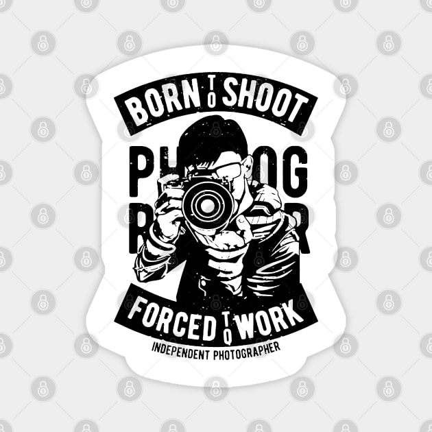 Born To Shoot Magnet by JakeRhodes