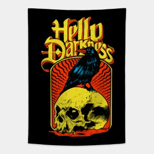 Hello Darkness Tapestry