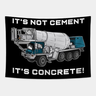 Concrete Truck Tapestry
