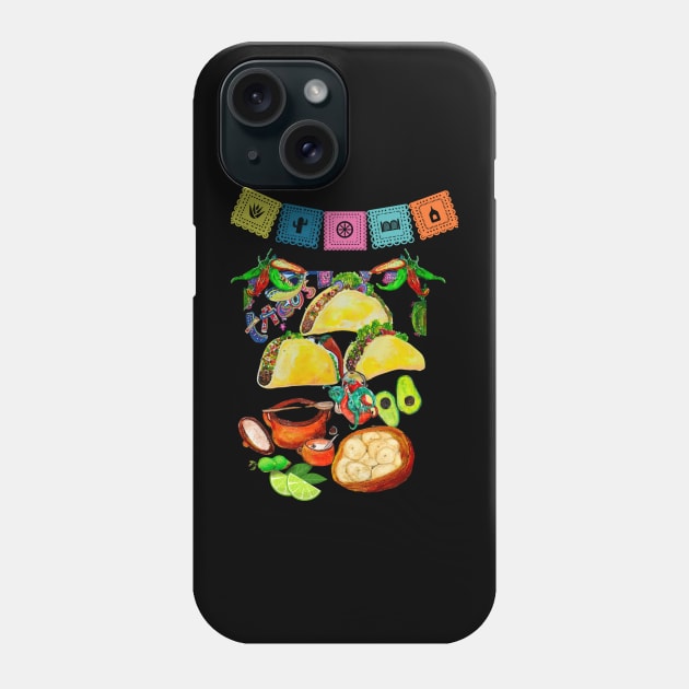 The best restaurant for you tortilla tacos al pastor Phone Case by LuluCybril