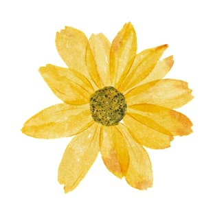 Little Yellow Daisy  Flower T-Shirt