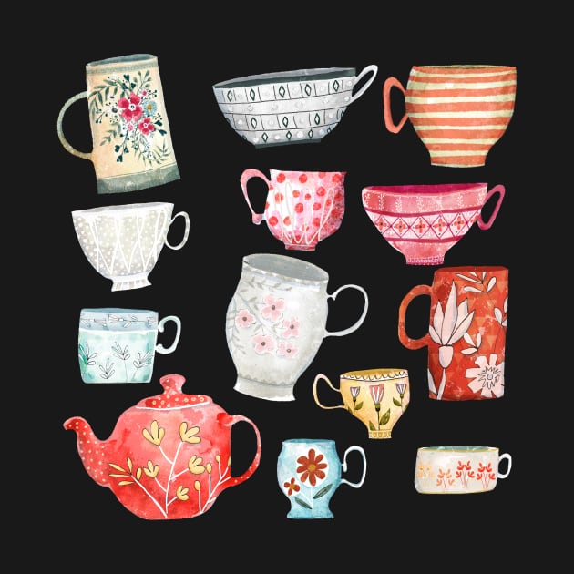 TEA AND COFFEE CUPS,MUGS,TEAPOT by Bridgett3602