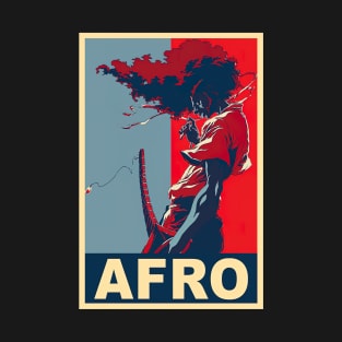 Afro Anime Vintage T-Shirt