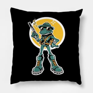 Unique Super Hero Frogman Anime Cartoon Art Character Pillow