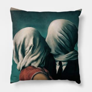 The Lovers by René Magritte, 1928. Oil on Canvas. Pillow