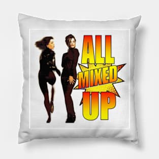 Pow Wow It's All Mixed Up Gayle & Gillian Blakeney (The Twins) Pillow