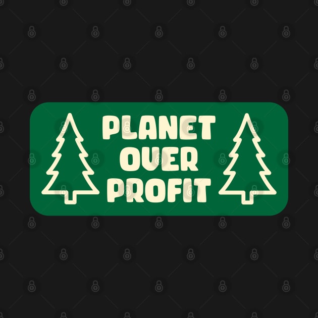 Planet Over Profit - Climate Change Socialist by Football from the Left