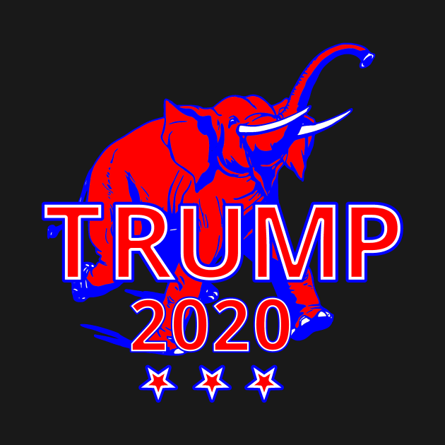 Trump elephant by hipop