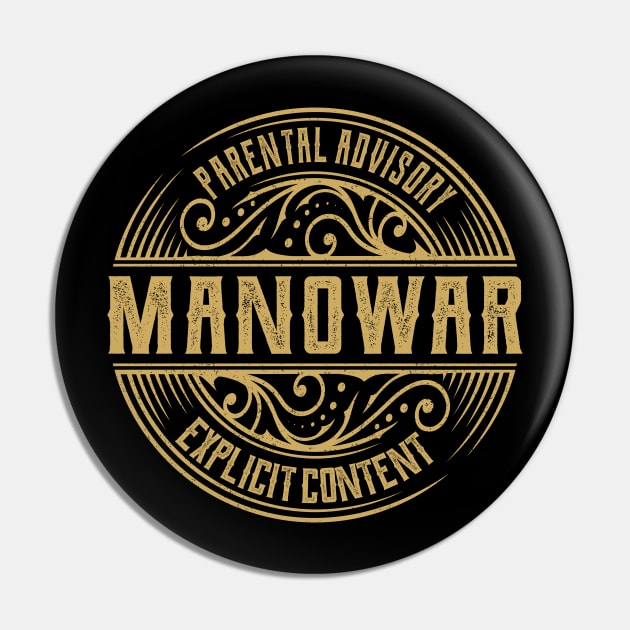 Manowar Vintage Ornament Pin by irbey