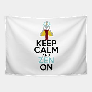 Keep Calm and Zen On Tapestry